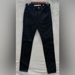 Billionaire Boys Club BBC bb Trek Deep Space Black Stretch Denim Jeans Sz 30 NWT